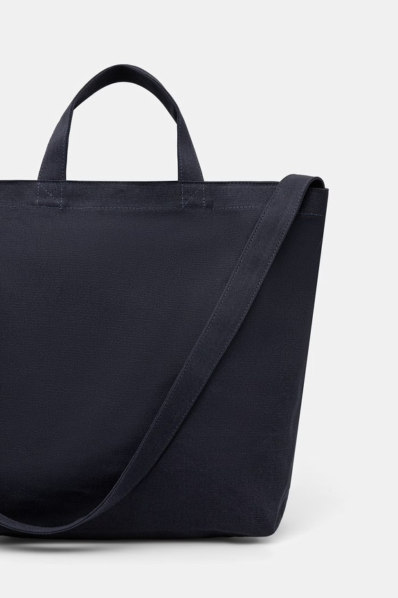 Accesorii Drôle de Monsieur geantă din bumbac Sac Tote Slogan roz J.AC195.CO277.NY bleumarin