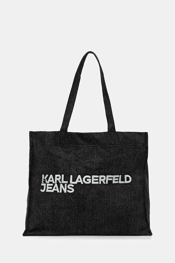 Karl Lagerfeld Jeans farmer táska textil fekete B1W50045