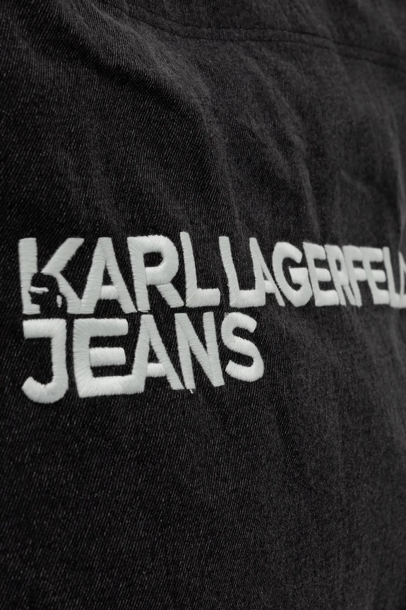 Karl Lagerfeld Jeans farmer táska fekete B1W50045