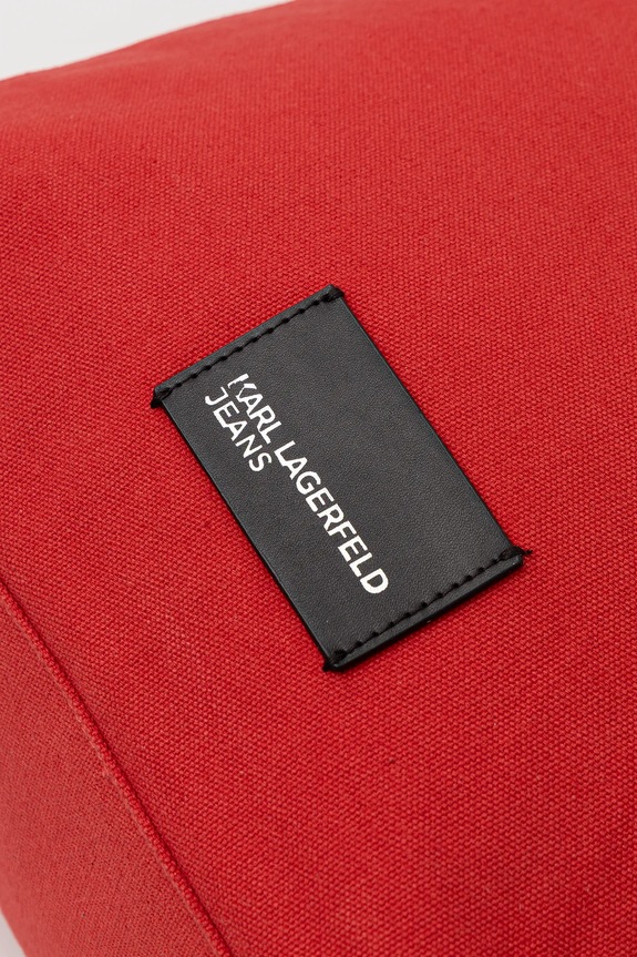 Karl Lagerfeld Jeans pamut táska piros B1W50001