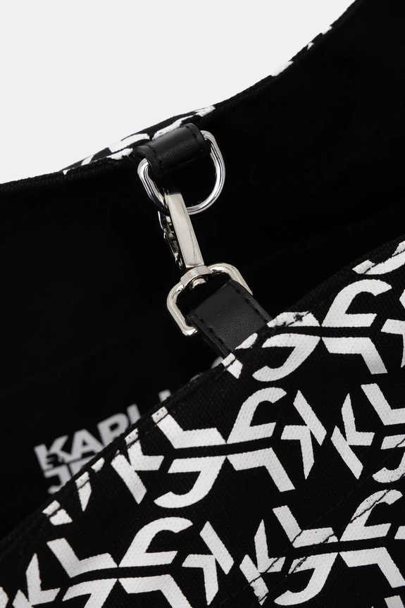 Τσάντα διπλής όψης Karl Lagerfeld Jeans B1W50009 μαύρο