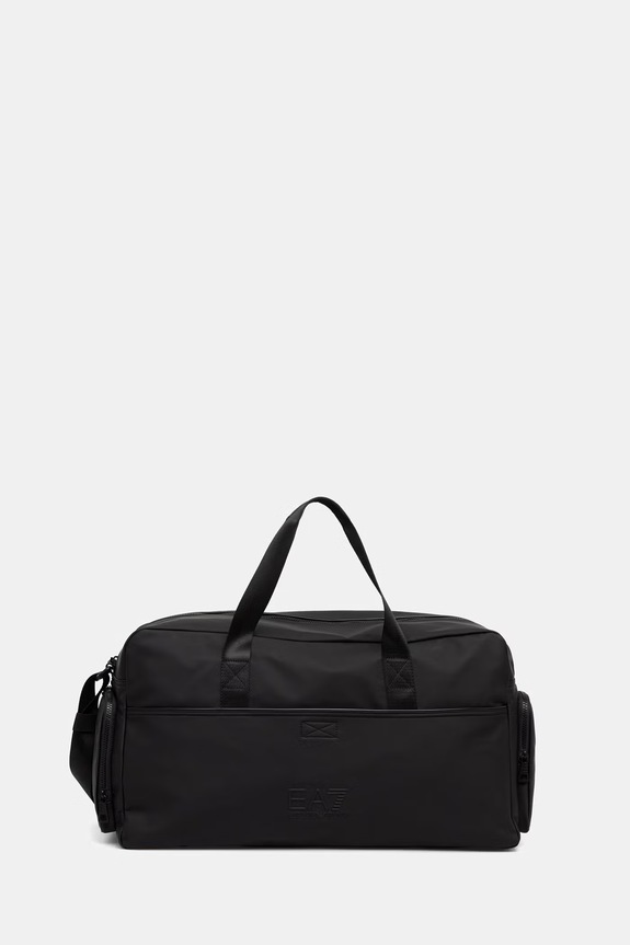 Sportovní taška EA7 Emporio Armani hladký černá AF13811.7X000288