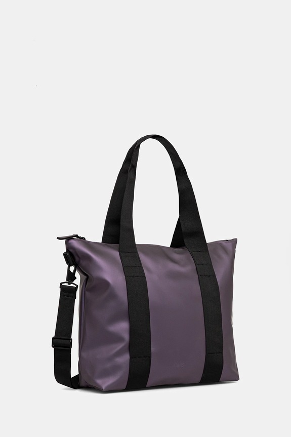 Rains geantă 14160 Tote Bag Mini W3 14160.143 violet SS26