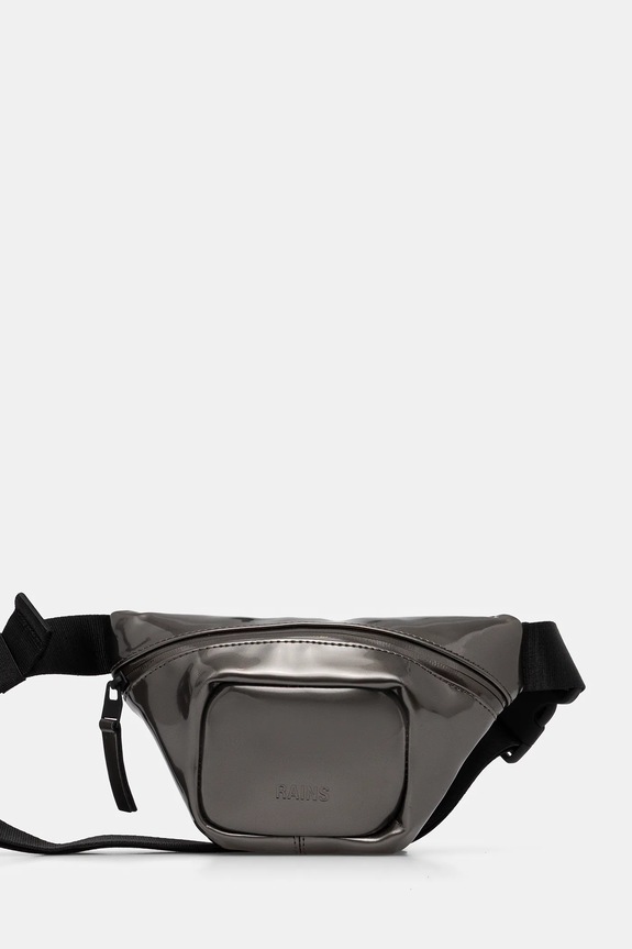 Rains nerka 14820 Bum Bag Micro W3 nie mieści A4 srebrny 14820.150