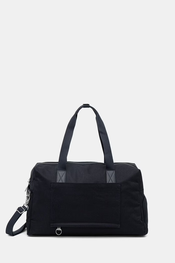 Barbour borsa in cotone Cascade blu navy UBA0736