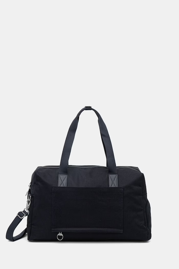Barbour borsa in cotone Cascade blu navy UBA0736
