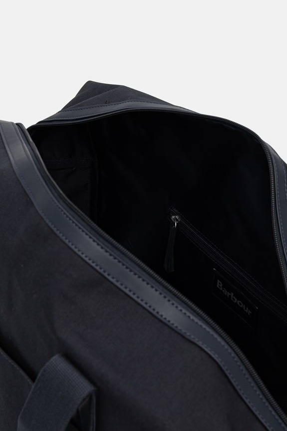 Barbour borsa in cotone Cascade UBA0736 blu navy