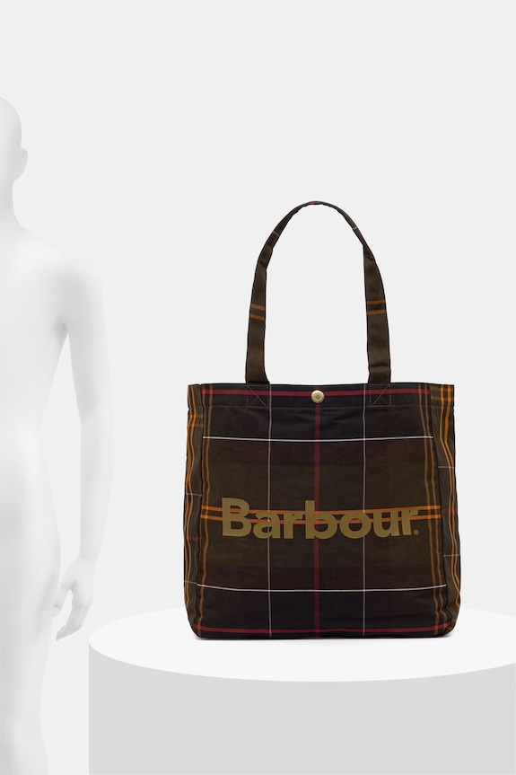 Barbour Shopper Telfield πράσινο UBA0751