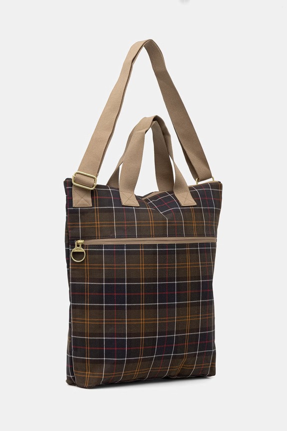 Barbour táska pamutból UBA0762 zöld SS26
