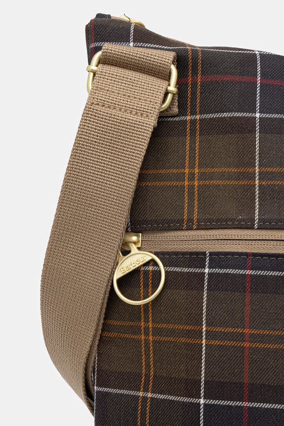 Barbour táska pamutból zöld UBA0762