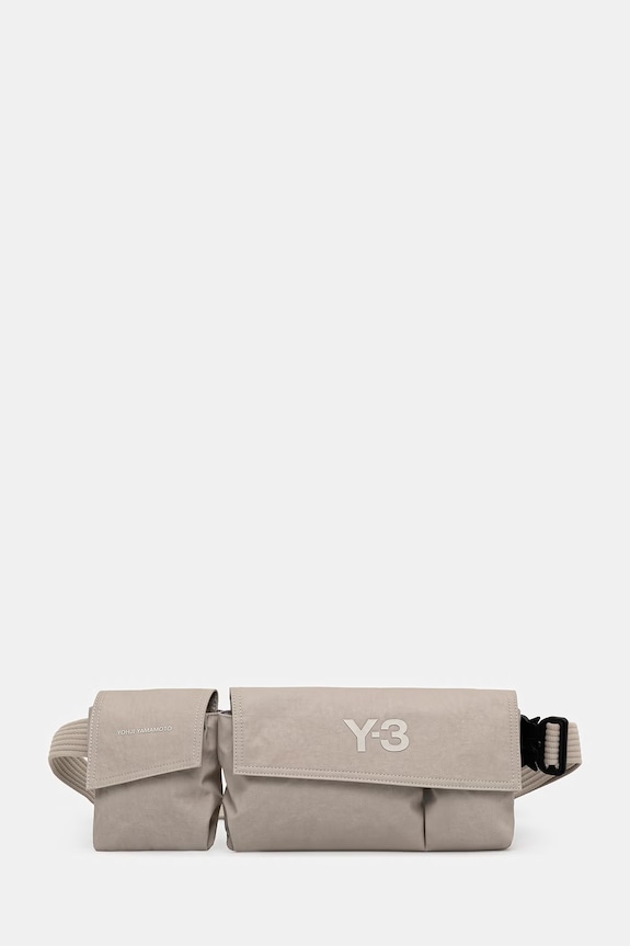 Y-3 borsetta WORK BELT sovrastampa beige KT3221