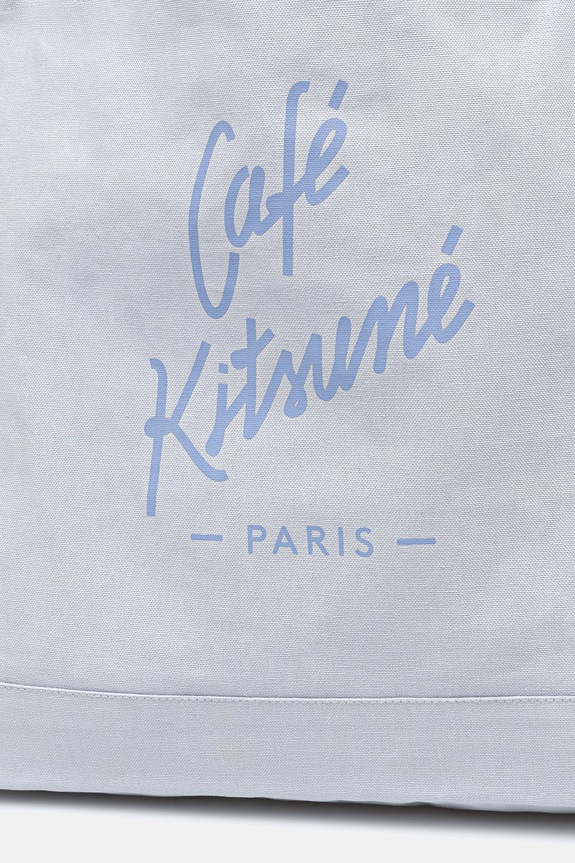 Café Kitsuné shopperka bawełniana niebieski QU05122WW9042