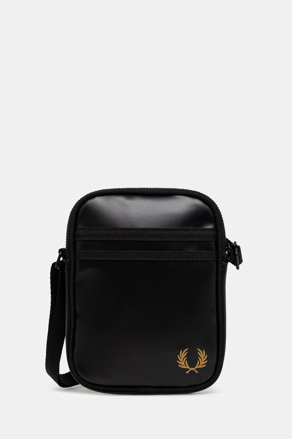 Fred Perry borsetă nu incape in A4 negru L2166