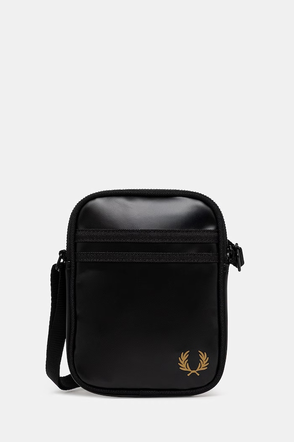 Fred Perry borsetă nu incape in A4 negru L2166