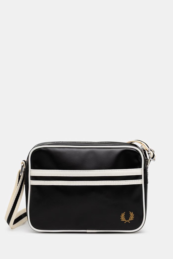 Fred Perry saszetka nie mieści A4 czarny L2168