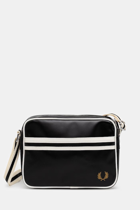 Fred Perry saszetka nie mieści A4 czarny L2168
