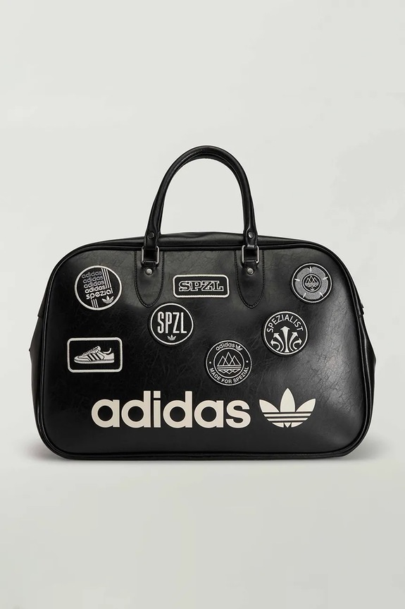 adidas Originals x SPZL taška z imitace kůže černá KR2695