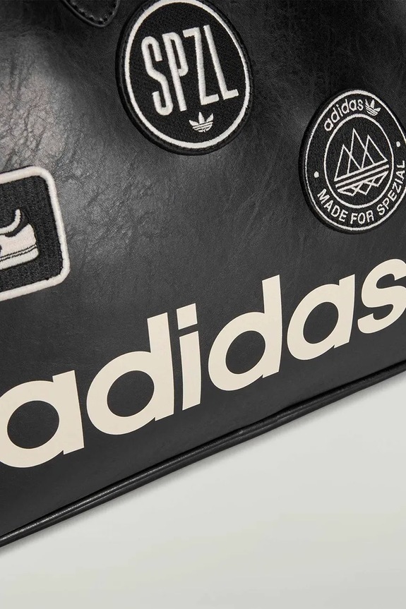 adidas Originals x SPZL taška z imitace kůže černá KR2695