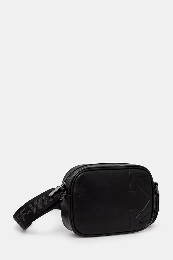 Off-White Heritage Camera Bag сумка шкіряна OMNQ09ES26LEA001 чорний SS26