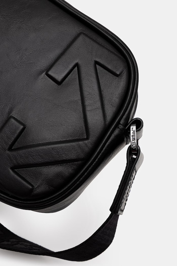 Off-White Heritage Camera Bag сумка шкіряна чорний OMNQ09ES26LEA001