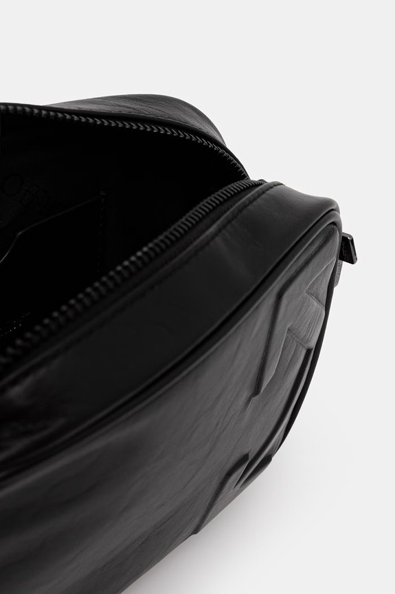 Off-White Heritage Camera Bag сумка шкіряна OMNQ09ES26LEA001 чорний