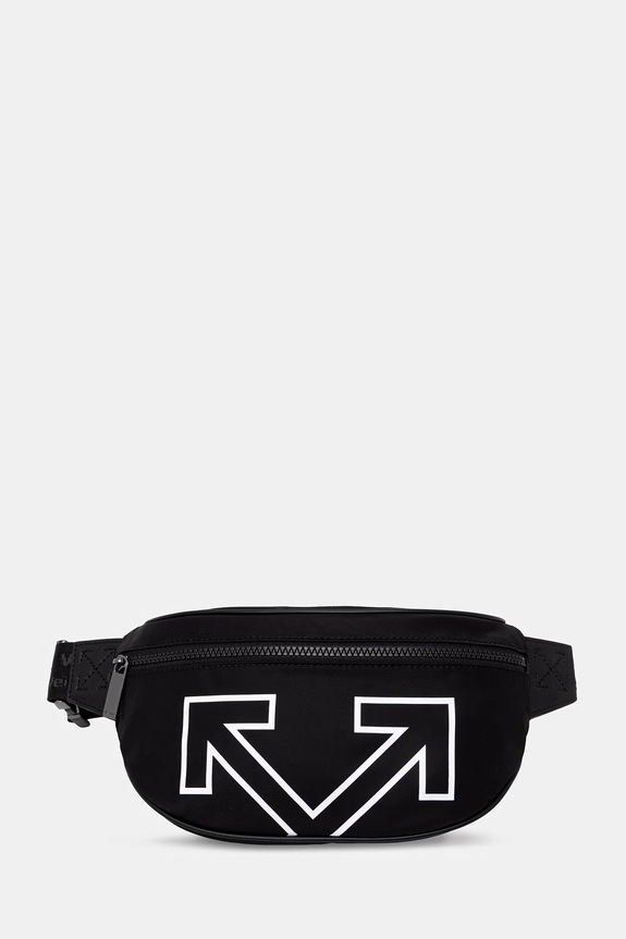 Off-White Heritage бананка чорний OMNT001C99FAB001