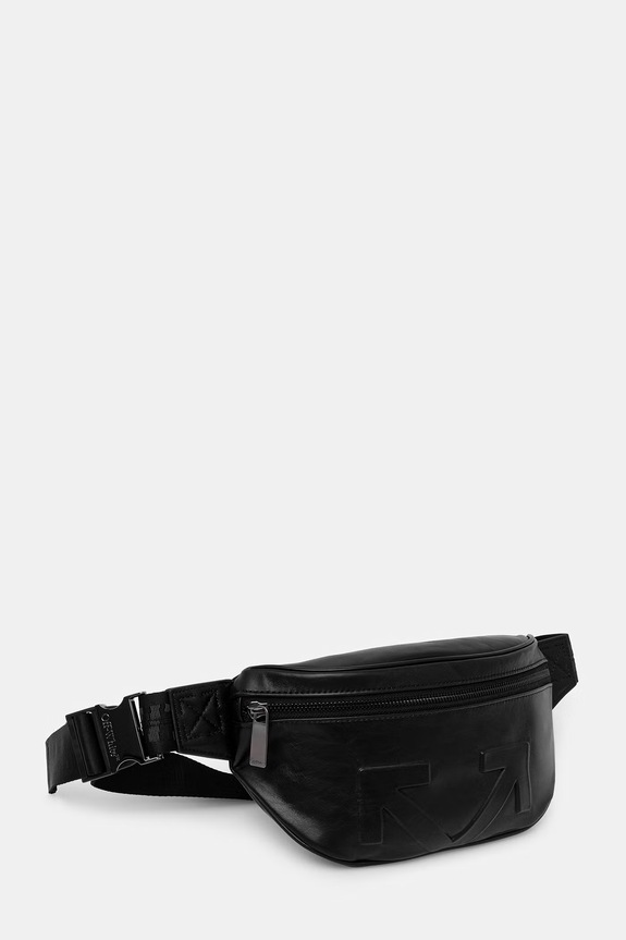 Off-White Heritage leather belt bag OMNT001S26LEA001 black SS26
