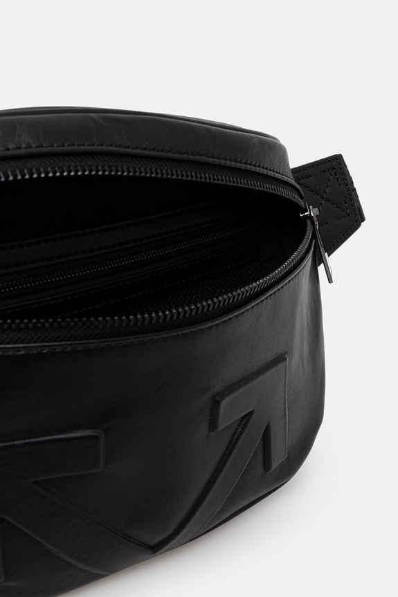 Off-White Heritage leather belt bag OMNT001S26LEA001 black