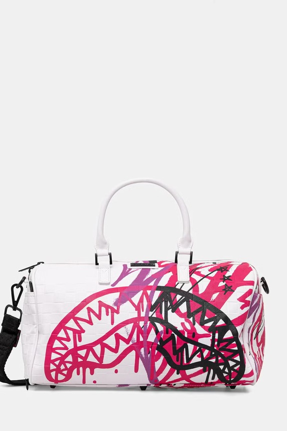 Sprayground torba z imitacji skóry biały 910D9009NSZ