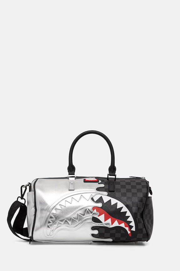 Sprayground torba z imitacji skóry szary 910D8925NSZ