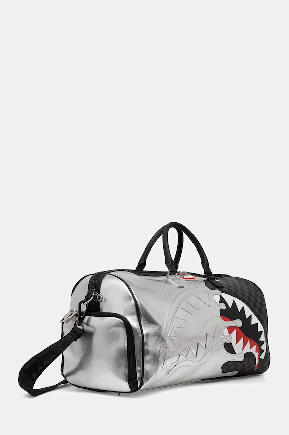 Sprayground potovalna torba iz umetnega usnja 910D8924NSZ siva SS26