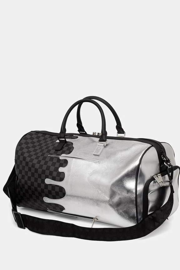 Dodatki Sprayground potovalna torba iz umetnega usnja 910D8924NSZ siva