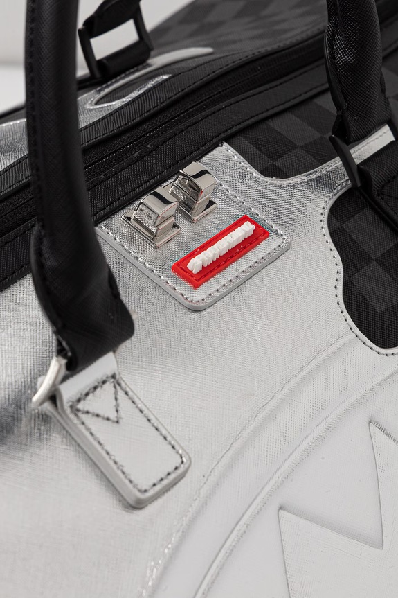 Sprayground potovalna torba iz umetnega usnja 910D8924NSZ siva