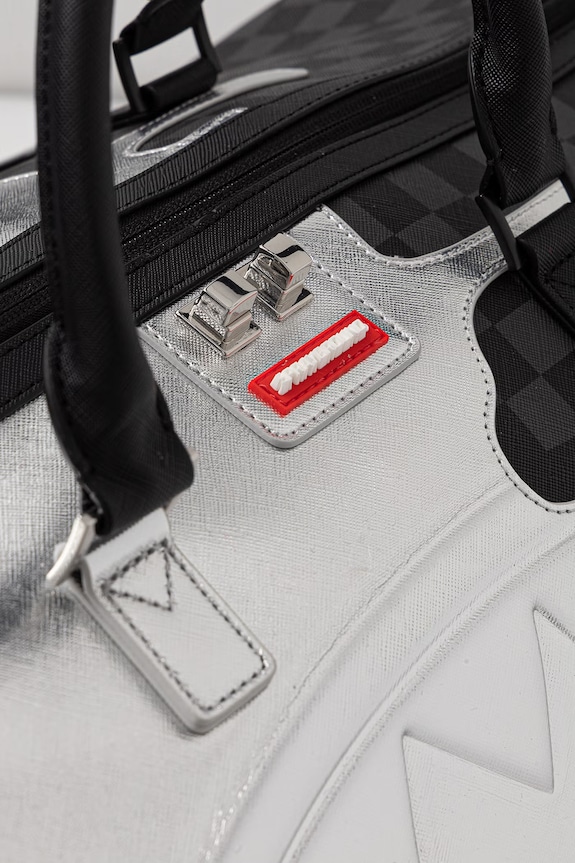 Sprayground potovalna torba iz umetnega usnja 910D8924NSZ siva