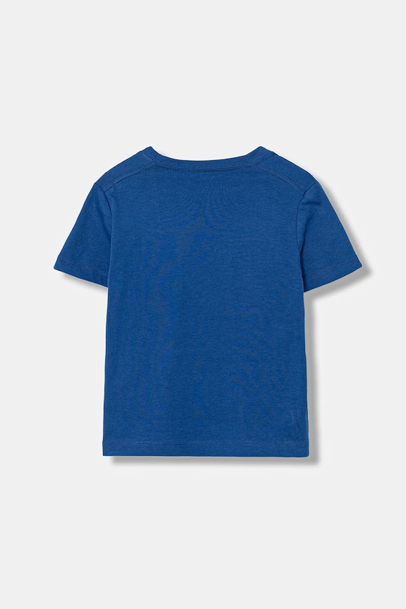 Dětské bavlněné tričko Calvin Klein Jeans IU0IU00719.104.116.PPY2 modrá SS26