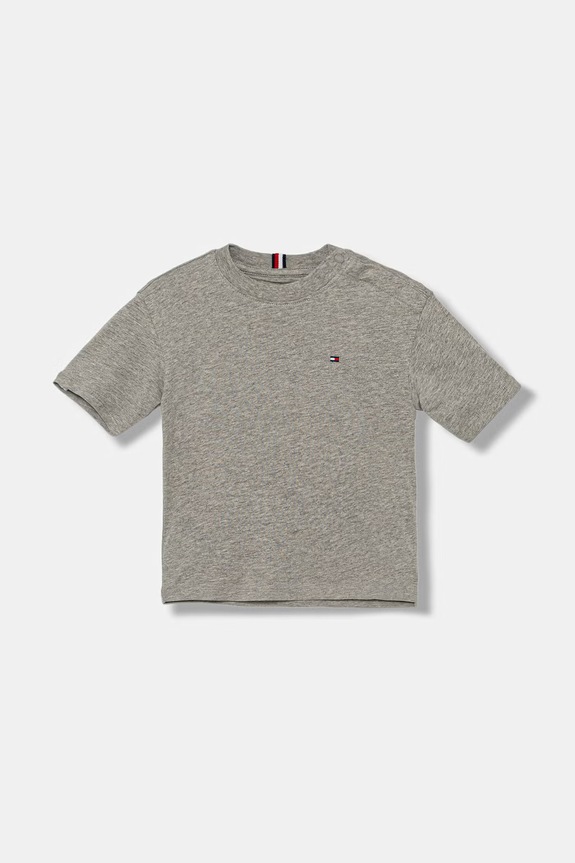 Tommy Hilfiger T-shirt παιδικό βαμβακερό KB0KB09646.74.122.PPY2 γκρί SS26