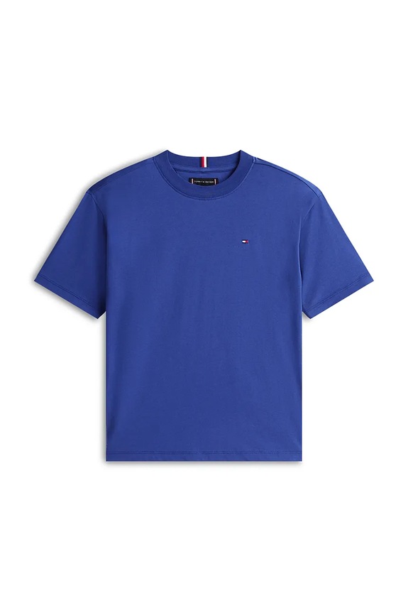 Tommy Hilfiger T-shirt dziecięcy bawełniany KB0KB09646.74.122.PPY2 niebieski SS26