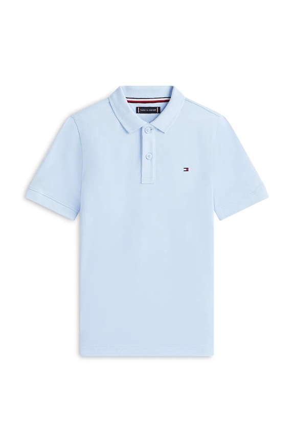 Tommy Hilfiger polo pentru copii din bumbac KB0KB09103.98.122.PPY2 albastru SS26