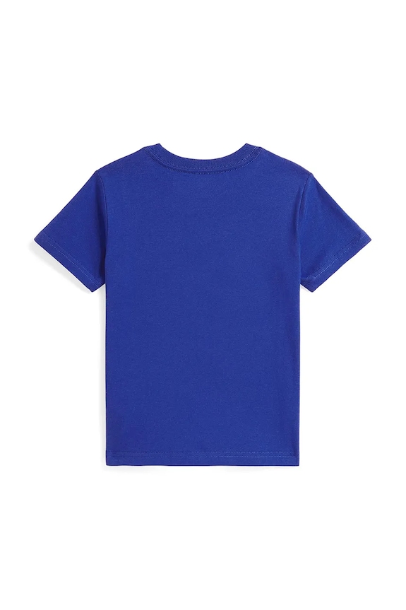 Polo Ralph Lauren t-shirt bawełniany dziecięcy 322832904502 niebieski SS26
