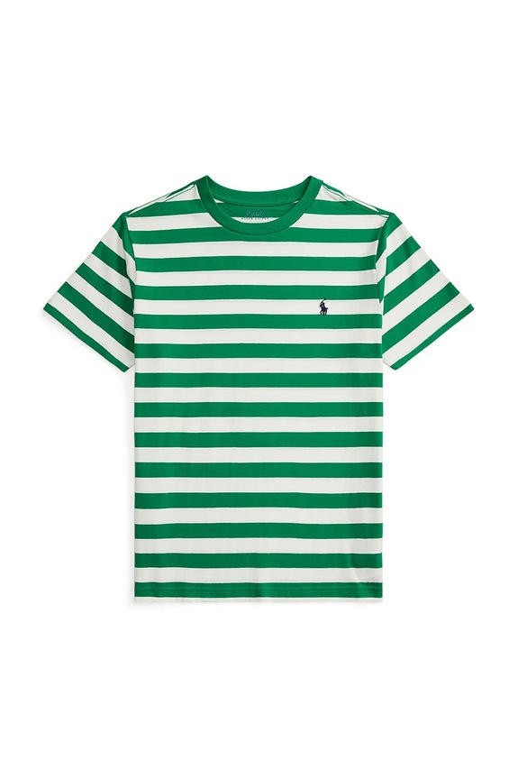 Polo Ralph Lauren tricou de bumbac pentru copii cu modele verde 323A95726001