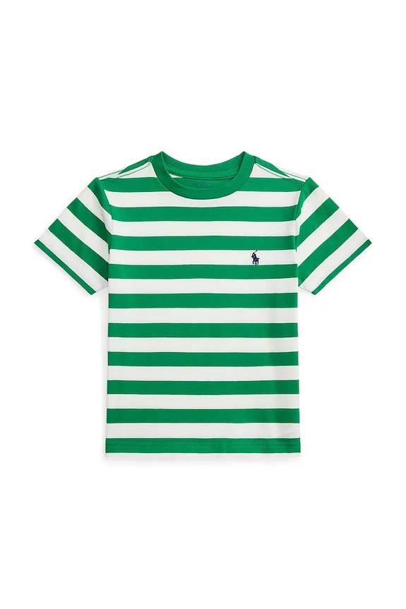 Polo Ralph Lauren tricou de bumbac pentru copii cu modele verde 322A95726002
