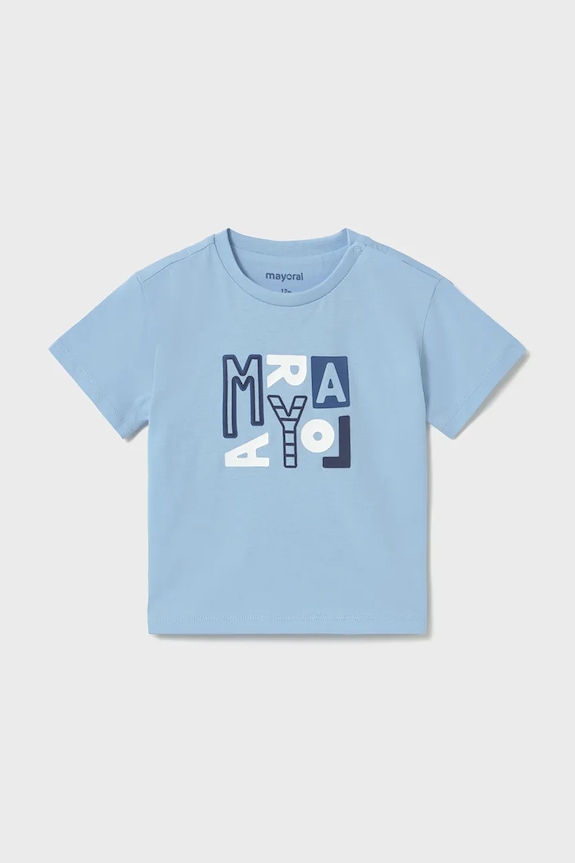 Mayoral t-shirt in cotone per bambini prodotto per bambini blu 106.3J.Baby.PPY2