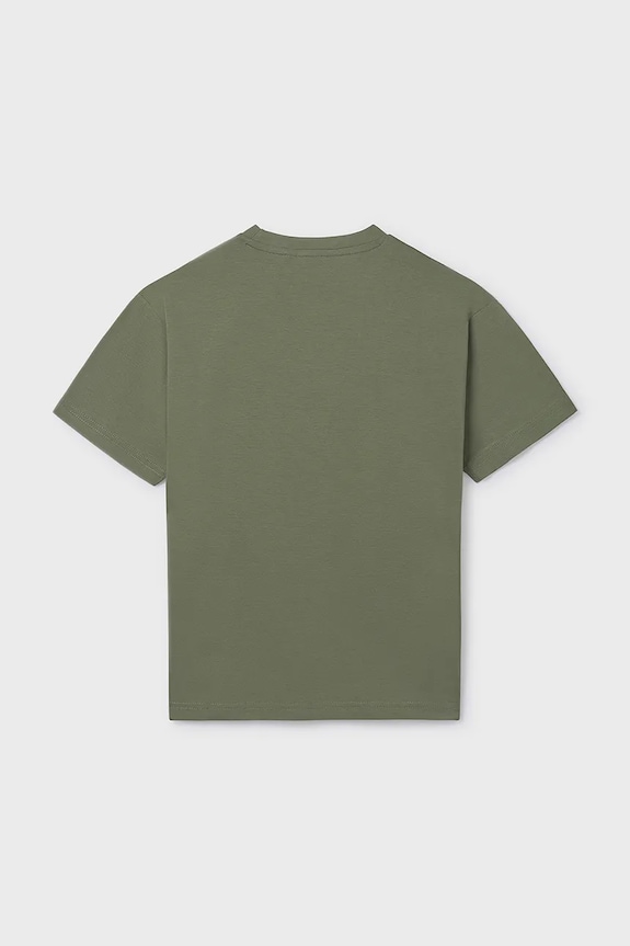 Mayoral tricou de bumbac pentru copii 840.7E.Junior.PPY2 verde SS26