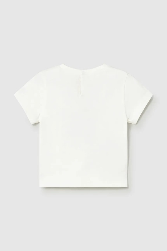 Mayoral tricou de bumbac pentru copii 1001.3A.Baby.PPY2 alb SS26