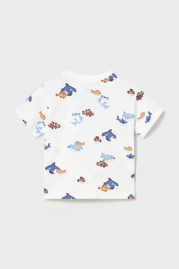 Mayoral tricou de bumbac pentru copii 2-pack albastru 1012.3H.Baby.PPY2
