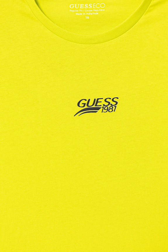 Αγορίστικα Παιδικό βαμβακερό μπλουζάκι Guess L6RI10.K8HM4.PPY2 πράσινο