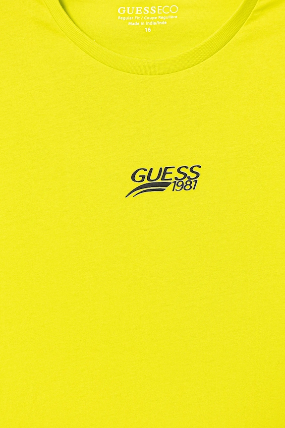 Αγορίστικα Παιδικό βαμβακερό μπλουζάκι Guess L6RI10.K8HM4.PPY2 πράσινο