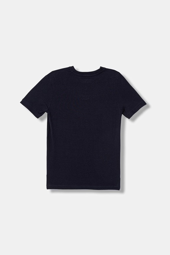 Guess t-shirt bawełniany dziecięcy L6RI14.K8HM4.PPY2 granatowy SS26