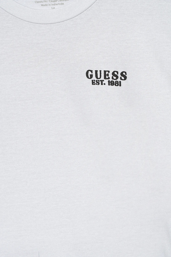 Αγορίστικα Παιδικό βαμβακερό μπλουζάκι Guess L6RI18.K8HM4.PPY2 γκρί