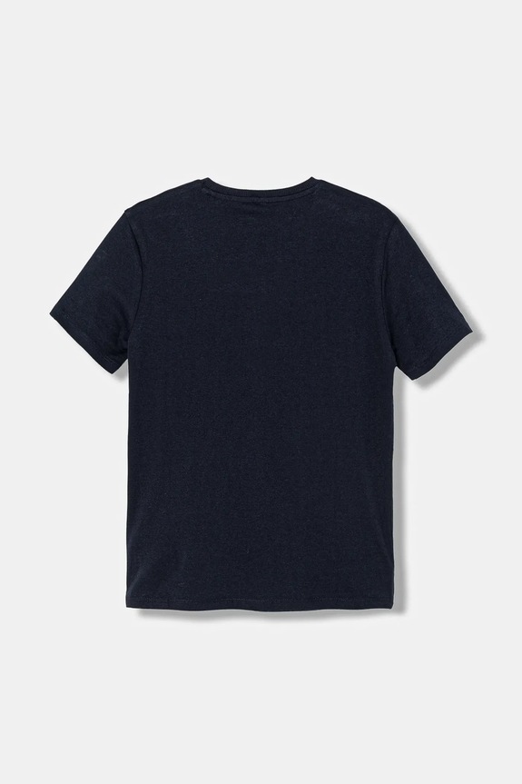 Guess t-shirt bawełniany dziecięcy L6RI21.K8HM4.PPY2 granatowy SS26